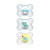 Mam Clear Triple Pack 0-6 Months - Green/blue 3ct