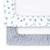 The Peanutshell Fitted Crib Sheet Set For Baby Boys Or Baby Girls, Blue Elephant Party, 2 Pack Set