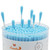 Homefox 400 Count Blue Pointed Cotton Swab Qtip Precision Makeup Organic Pointy & Round Tip