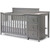 Baby Crib With Changing Table And 4 Drawer Dresser Chest Set In Weathered Gray
