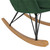 Baby Relax Robbie Rocker Accent Chair With Storage Pockets, Green, Soft Chenille Fabric