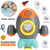 Pointerteck Baby Bath Toys, Space Rocket Shape Bathtub Toys For Toddlers, Spray Water Toys W/ Rotating Fountain, Bathroom Shower Toys For Infants Aged 18 Months 1 2 3 4 5 Years Old Kids Girls Boys