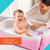 Summer Lil Luxuries Whirlpool Bubbling Spa & Shower (pink) ? Luxurious Baby Bathtub With Circulating Water Jets ? Includes Deluxe Newborn Sling And Clean Rinse Spa/shower Unit