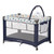 Pamo Babe Unisex Portable Playard, Sturdy Play Yard With Toy Bar For Baby(blue)