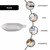 Kitchen Ceramic Baby Food Grinder Plate For Fruits Vegetables Ginger Garlic Onion