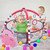 3 In 1 Baby Activity Play Mat Gym Game With Ball Pit Play Crawling Mat Baby Playing Mat Toys Unisex Kids Activity Carpet Infant W Hanging Toys Ocean Ball  (pink Hippo)