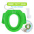 Teenage Mutant Ninja Turtles "half Shell Turtles" Soft Potty Seat With Potty Hook