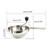 Dasbsug Stainless Steel Rotary Vegetable Mill For Making Puree Or Soups Of Vegetables