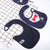 Hemoton 3pcs Creative Tie Pattern Waterproof Baby Bib Creative Baby Towel Infant Eating Bibs Cotton Saliva Towel