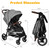 Infans High Landscape Baby Stroller Pushchair W/ Footmuff & Expandable Canopy
