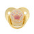Pacifier-silicone Baby Pacifier With Foldable Handle And Two Air Holes For Added Safety, Suitable For Newborns& Up