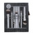 Premium Professional Cosmetic Magnet Brush Gift Set With Standing Holder, Black, 8 Piece Set