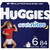Huggies Overnites Nighttime Baby Diapers, Size 6, 84 Ct