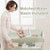 Baby Diaper Changing Table Portable Newborn Nursery Height Adjustable Organizer Green