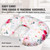 Floral Nursing Pillow Cover, Breastfeeding Pillow Slipcover For Baby Boys & Girls, Nursing Pillow Case For Newborn, Soft Fabric Fits Snug On Infant, Washable & Breathable, Watercolor Flower