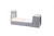 Afg Baby Furniture Daphne 2-in-1 Convertible Crib And Changer, Gray