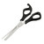 Unique Bargains Barber Stainless Steel Hair Thinning Shear Scissors Black 6.3" Length