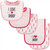 Luvable Friends Baby Girl Bib And Burp Cloth Set 5pk, Girl Daddy, One Size