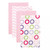 Luvable Friends Baby Girl Flannel Burp Cloths 4pk, Pink, One Size