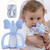 Heccei Silicone Baby Teether Toy Bpa Free Teething Toy Relief Pacifier For Babies Infant 3 Months+