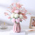 Flower Bouquet Realistic Bridal Bouquet Ornament Nordic Benchmark Bouquets For Table Party Wedding - Light Pink White