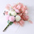 Flower Bouquet Realistic Bridal Bouquet Ornament Nordic Benchmark Bouquets For Table Party Wedding - Light Pink White