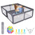 Large Baby Playpen (79x63x26inch), Packable & Portable Play Pens For Babies And Toddlers, Sturdy Play Yards, Kids Indoor & Outdoor Activity Center, Baby Fence With Breathable Mesh