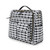 Modrn Nylon Convertible Diaper Bag Backpack, Black And White
