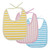 Big Large Bibs - 5 Pieces - Extra Large Coverage - Soft Drool Absorbing, Easy To Blue
