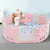 Topbuy Foldable Baby Playpen 14-panel Kids Activity Center Play Yard With Music Box
