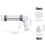 Cookie Press Gun Stainless Steel Spritz Cookie Maker Machine For Diy Baking With 13 Discs And 6 Icing Decorating Nozzles