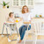 Infans Folding Baby High Chair Dining Chair W/ 6-level Height Adjustment Beige
