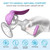 Breastfeeding Pump Painfree Strong Suction Power Manual Breast Pump Breast Milk Pump Bpa Free Portable Silicone Breast Milk Collector Storage Containers