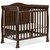 Dream On Me Naples Full Panel 4 In 1 Convertible Mini Crib, Espresso