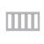 Little Seeds Haven Toddler Guard Rail, Nursery Furniture, Dove Gray
