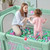 71"×59"×25.6" Baby Playpen, Extar Large Play Yards With Safety Gate For Babies And Toddlers, Green