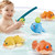 Bath Toys For Toddlers, Magnetic Fishing Games Baby Bath Toys, Wind-up Swimming Fish Duck Whale Toys Floating Pool Bathtub Tub Toys For Toddlers Kids Infant Age 1 2 3 4 5 Boys Girls
