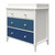Little Seeds Monarch Hill Poppy 3 Drawer Changing Table, Blue