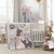 Lambs & Ivy Calypso 4-piece Crib Bedding Set - Pink, Gray, Gold, Animals, Jungle