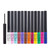 Emirde 12 Colors Matte Liquid Eyeliner Set, Colorful Gel Eyeliner, Great Versatility Liquid Eyeliner, Waterproof High Pigmented Smudgeproof Long Lasting Makeup Eyeliner Pen