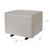 Babyletto Kiwi Gliding Ottoman In Performance Grey  Eco-twill