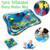 Cabina Home Inflatable Tummy Time Water Play Mat, Leakproof Water Filled Baby Playmat For Children And Infant, Fun Activity Play Center Your Baby's Stimulation Growth