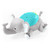 Summer® Slumber Buddies® (gray/teal Elephant)