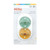 Nuby 2pk 3-d Sili Soother Silicone Pacifier, Xoxo & Stars