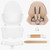 Winado 5-in-1 Wooden High Chair Booster Seats,convertible Kids Table & Chair Set,beige