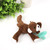 Avodova Lovely Infant Baby Boys Girls Child Cuddly Plush Animal Dummy Pacifiers Orthodontic Nipples Coffee Little Bear