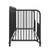 Little Seeds Raven 3-in-1 Metal Crib, Nursery Furniture, Black