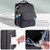 Lamberia Diaper Bag Backpack Portable Baby Bag For Boys & Girls With Foldable Baby Bed, Gray