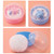 Kangqi Baby Powder Puff Box Travel-friendly Vibrant Color Accessory Baby Talcum Powder Container With Puff For Kids