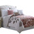 Ghent 8 Piece Queen Comforter Set With Floral Panel Print The Urban Port, Multicolor